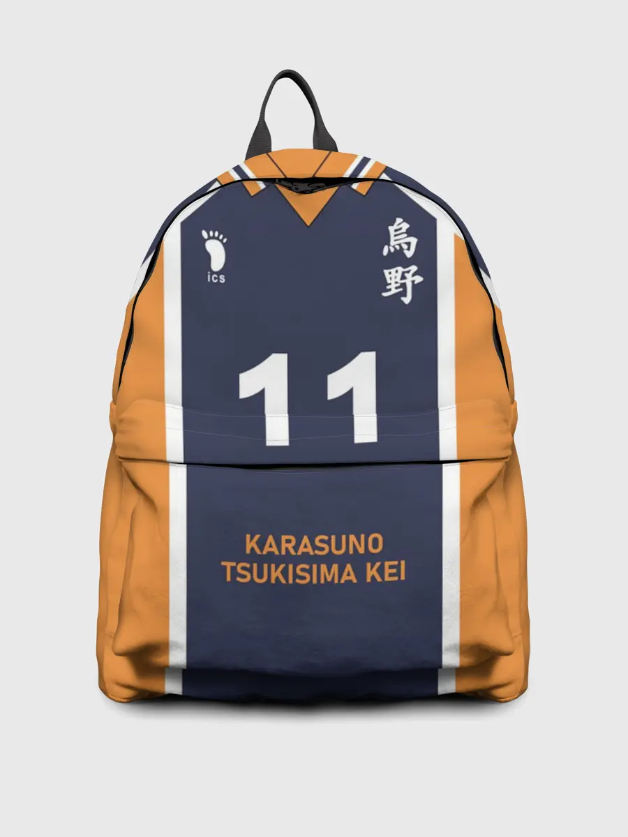 Рюкзак джинсовый / KARASUNO 11 | ФОРМА КАРАСУНО