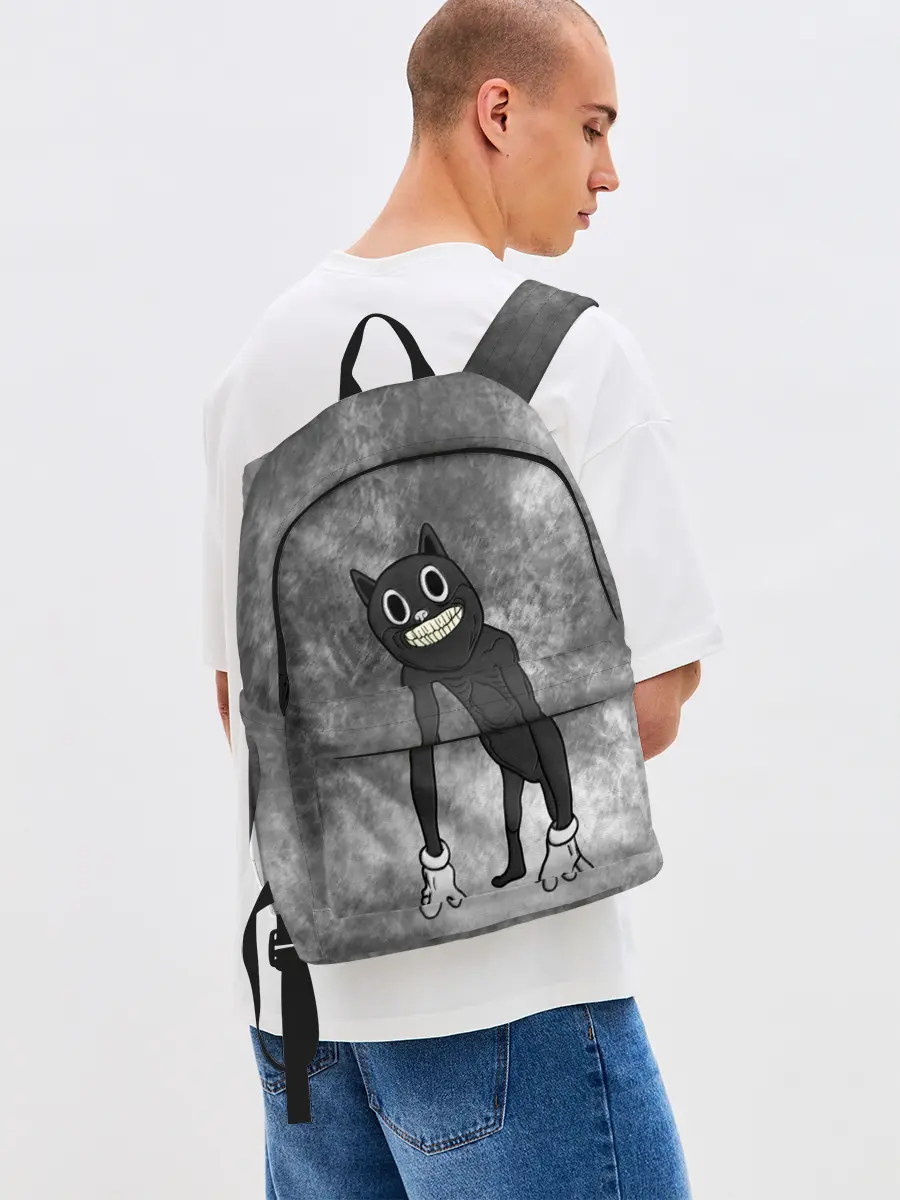 Рюкзак джинсовый / Cartoon cat