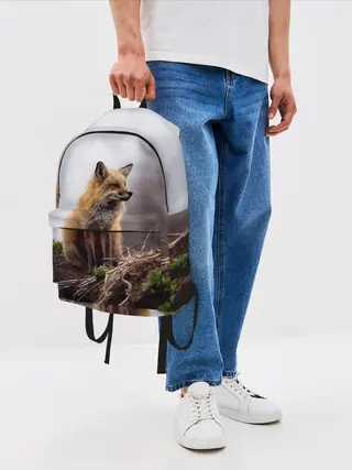 Рюкзак джинсовый / Лиса