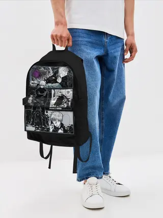 Рюкзак джинсовый / Сатору Гото Магическая битва