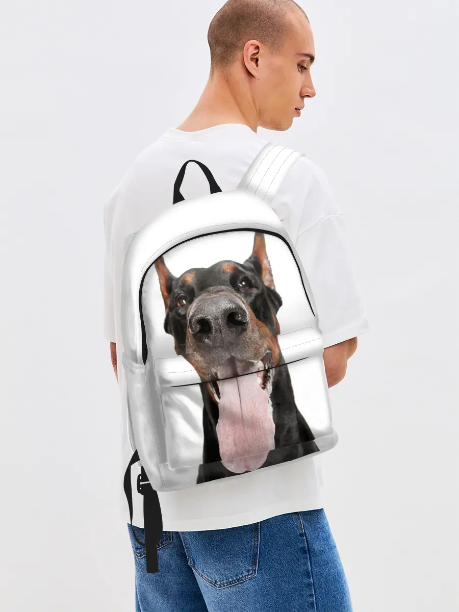 Рюкзак джинсовый / Доберман / Doberman