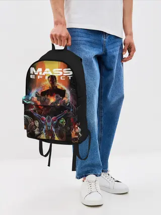 Рюкзак джинсовый / mass effect