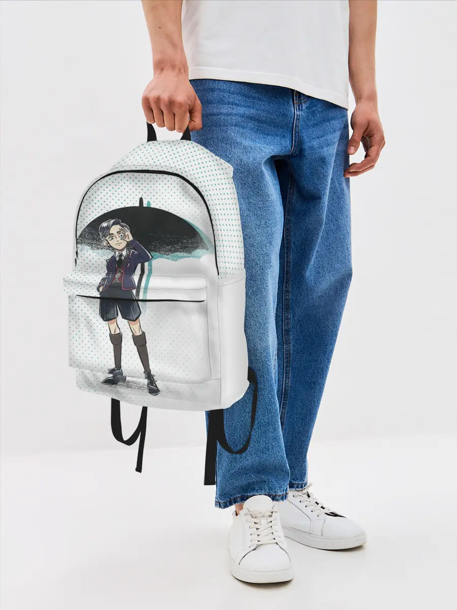 Рюкзак джинсовый / Пятый из Академии