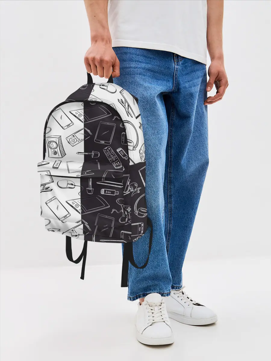 Рюкзак джинсовый / Гаджеты