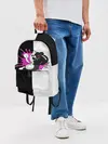Рюкзак джинсовый / monokuma розовая жвачка