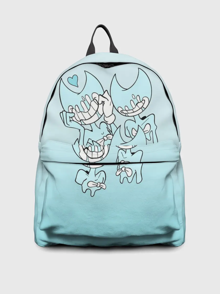 Рюкзак джинсовый / Bendy And The Ink Machine