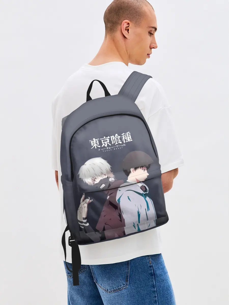 Рюкзак джинсовый / Две стороны Канеки Кена