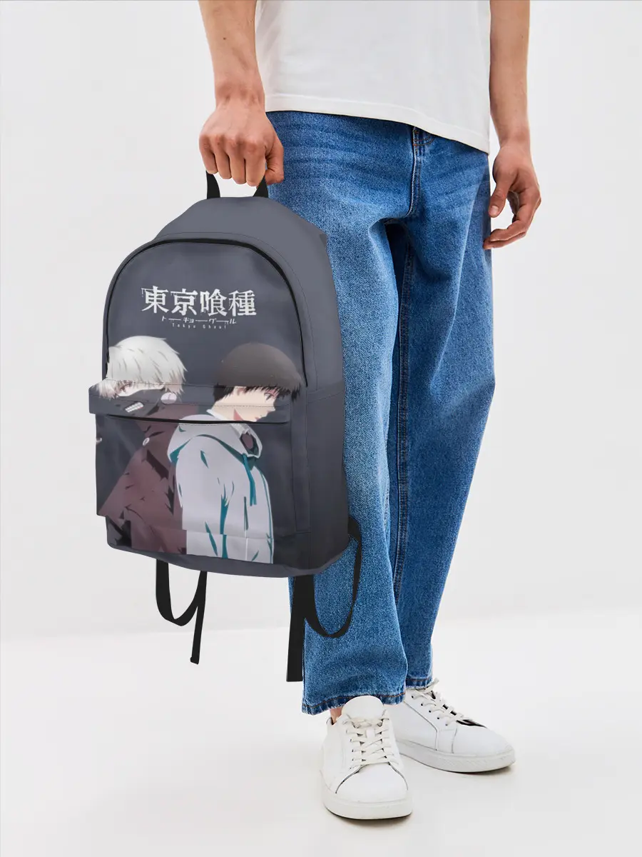 Рюкзак джинсовый / Две стороны Канеки Кена