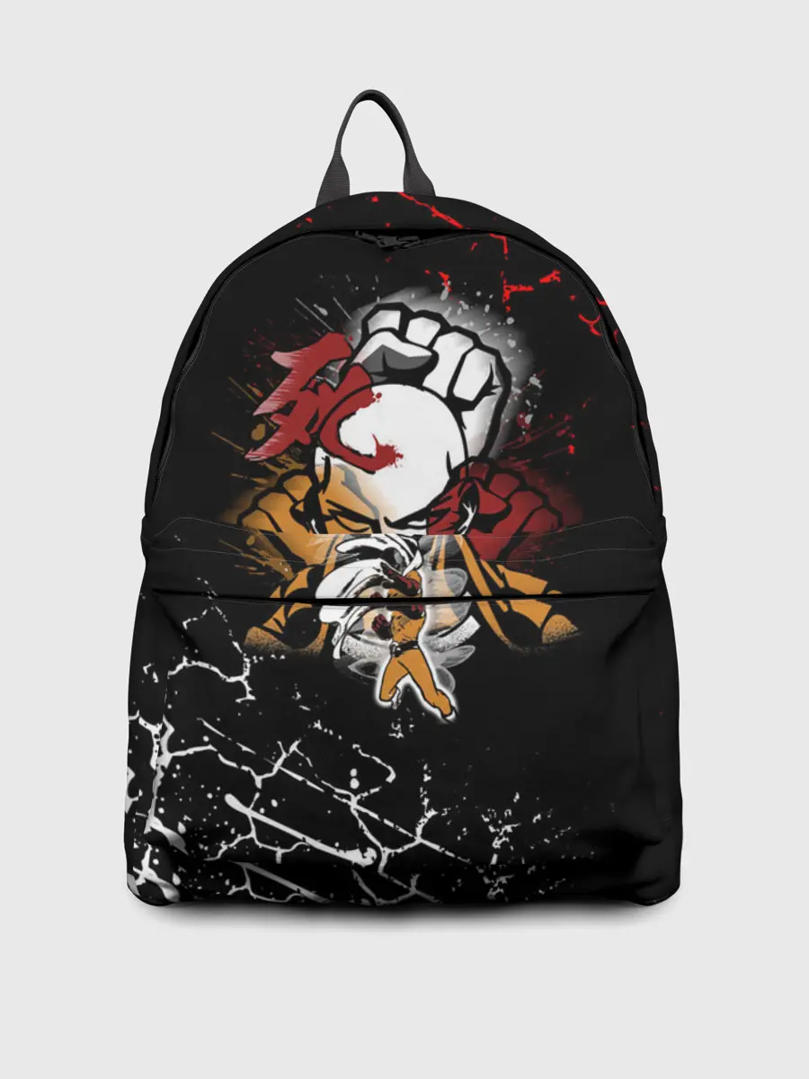 Рюкзак джинсовый / Кулаки Сайтамы