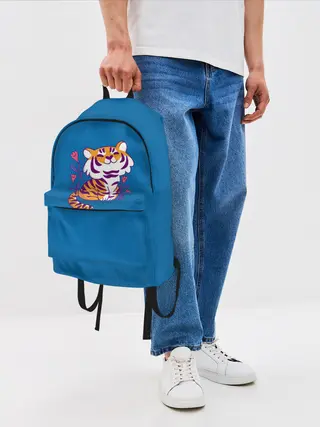 Рюкзак джинсовый / Тигр