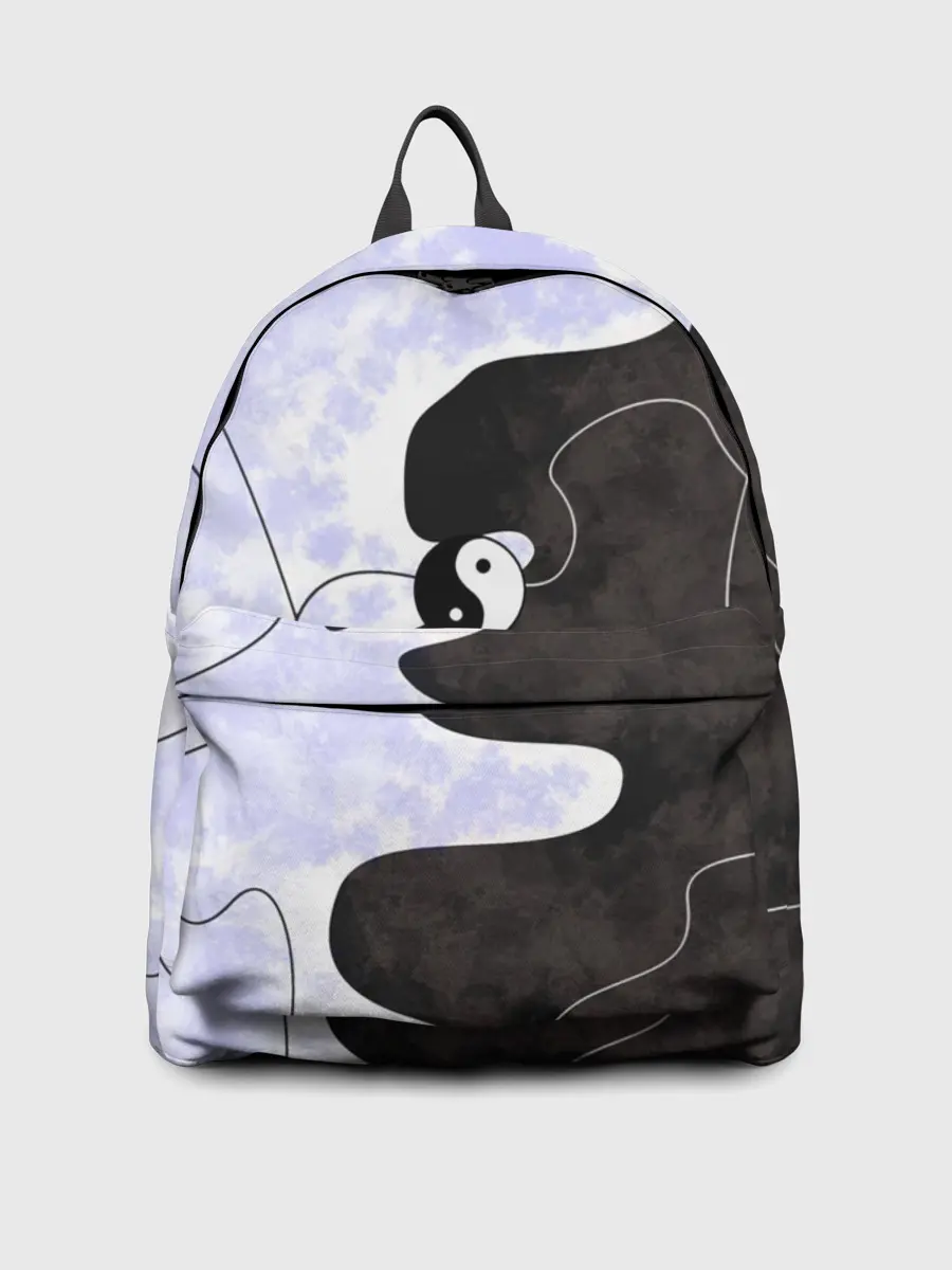 Рюкзак джинсовый / Инь-Янь