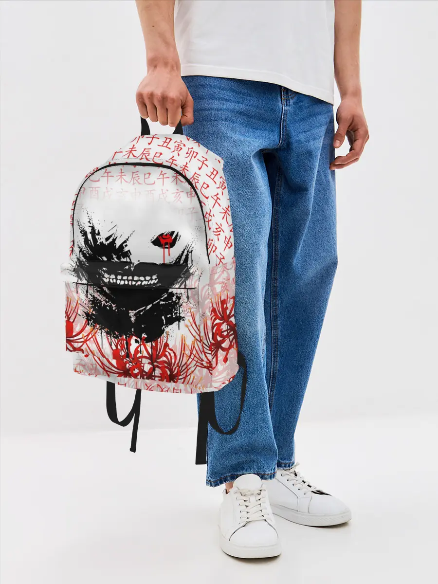 Рюкзак джинсовый / Kaneki Ken face