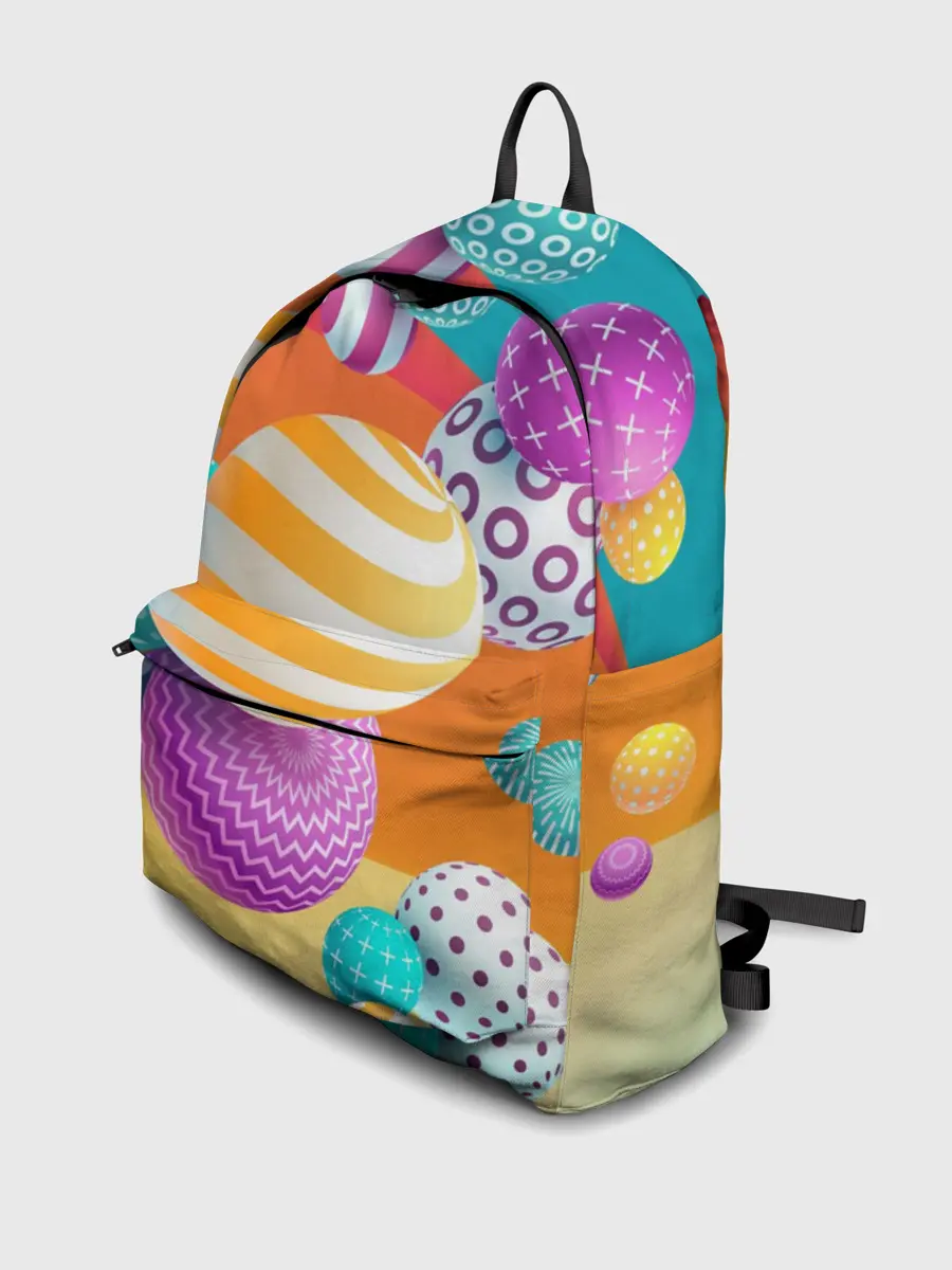 Рюкзак джинсовый / Мячики