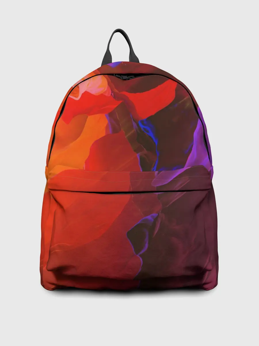 Рюкзак джинсовый / Горная абстракция