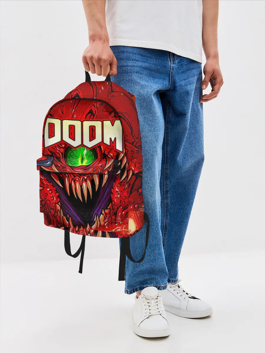 Рюкзак джинсовый / DOOM Eternal