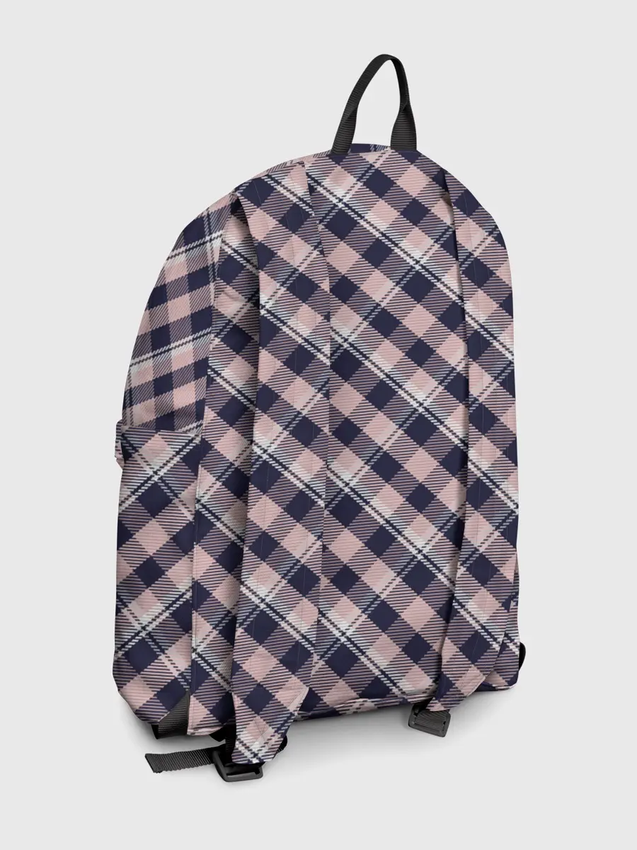 Рюкзак джинсовый / Клеточный узор