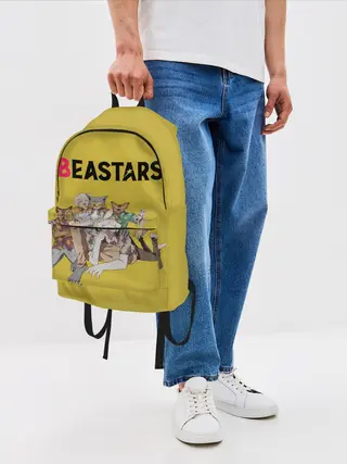 Рюкзак джинсовый / Beastars Джуно и Луис.