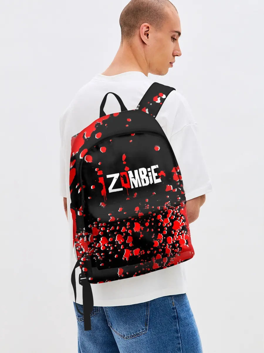 Рюкзак джинсовый / я зомби