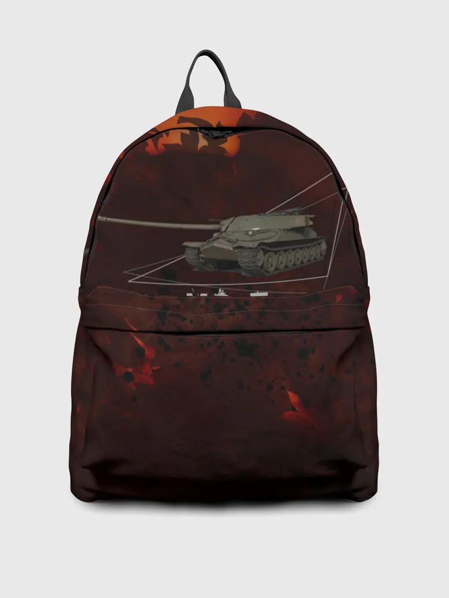 Рюкзак джинсовый / Танк ИС-7 | Tanks | Огонь