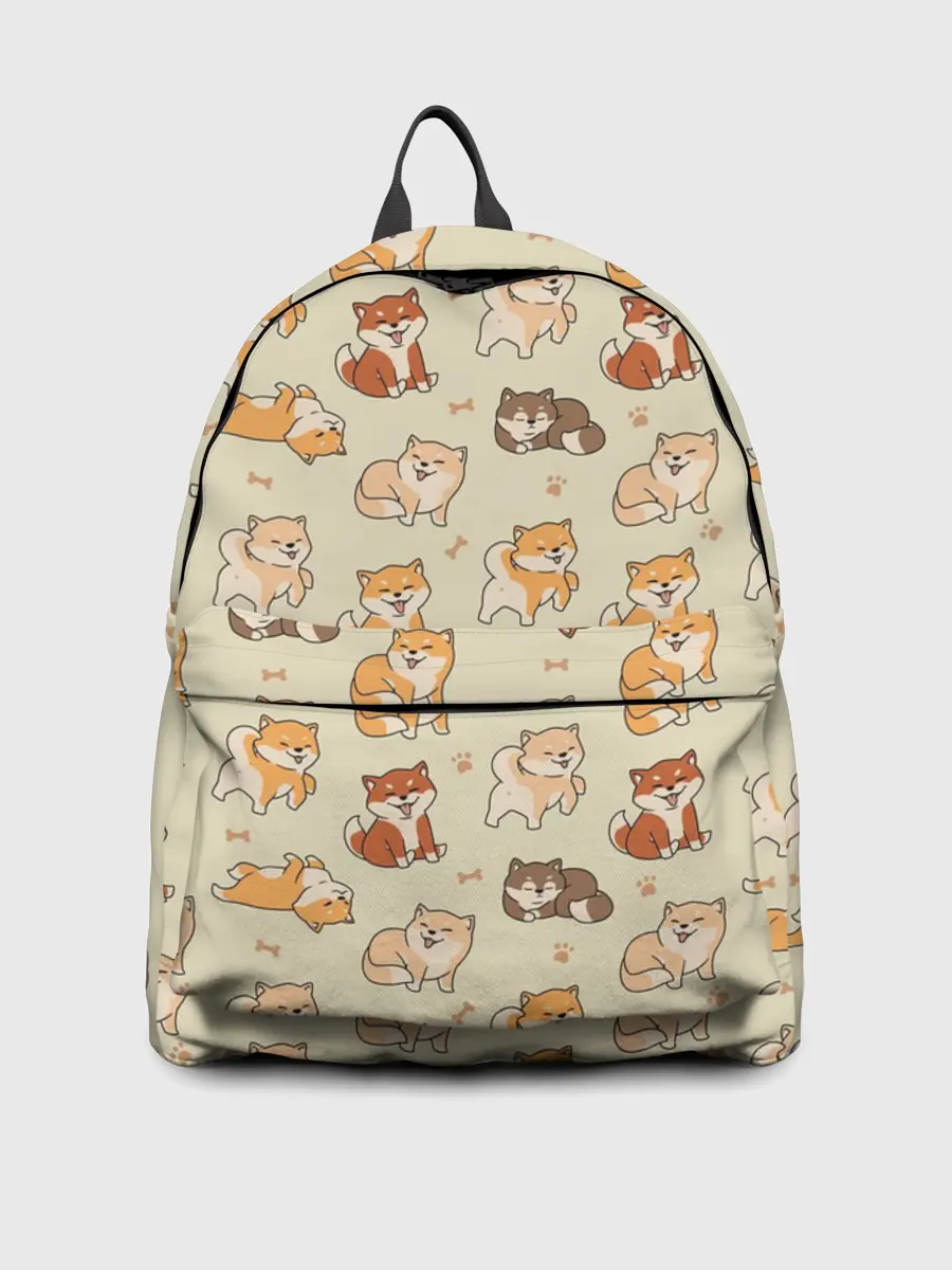 Рюкзак джинсовый / Шиба-Ину