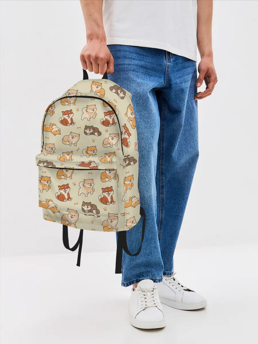 Рюкзак джинсовый / Шиба-Ину