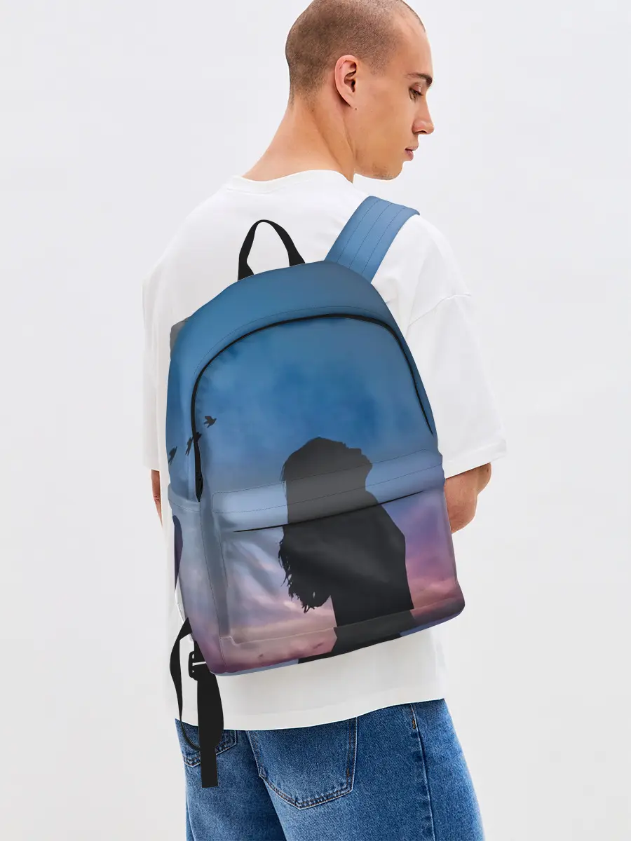 Рюкзак джинсовый / Девушка