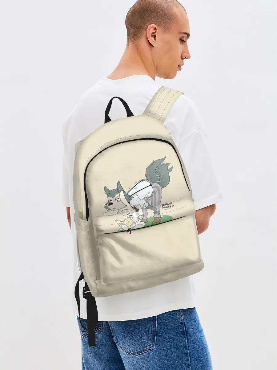 Рюкзак джинсовый / Ты очень странный!