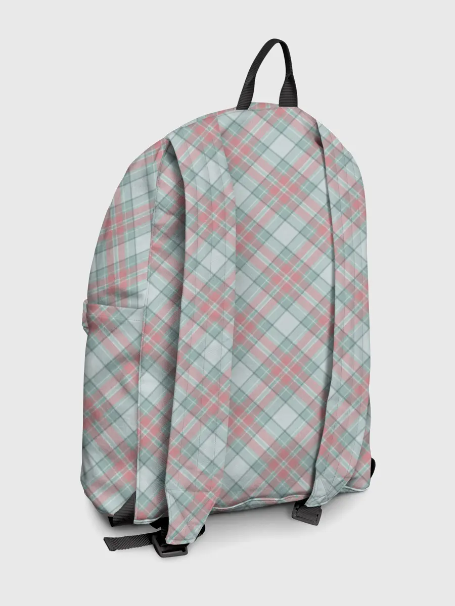 Рюкзак джинсовый / Узор в клетку