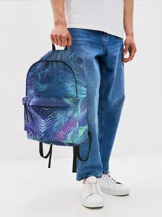 Рюкзак джинсовый / Абстракция