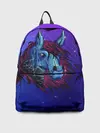 Рюкзак джинсовый / Retrowave Neon Horse