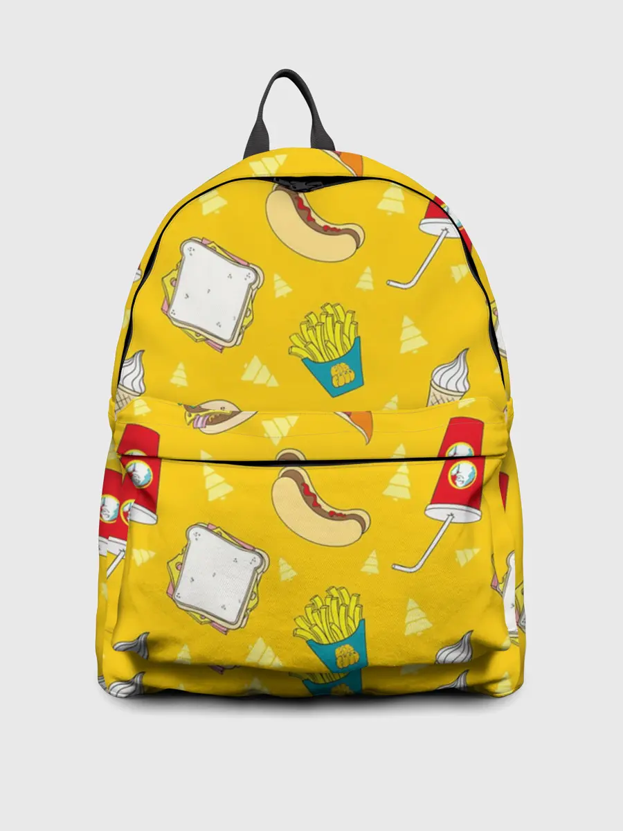 Рюкзак джинсовый / Фастфуд