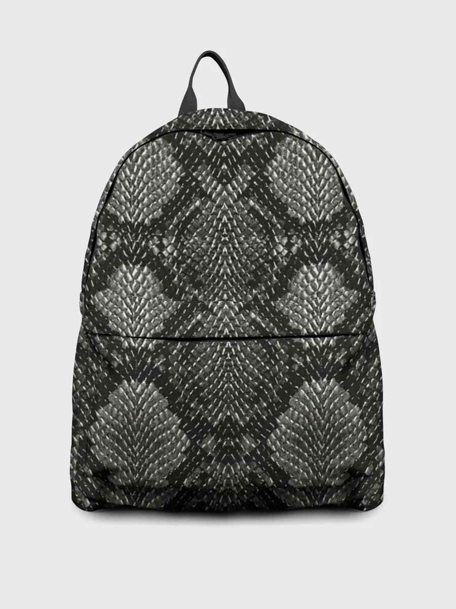 Рюкзак джинсовый / Змеиная чешуя