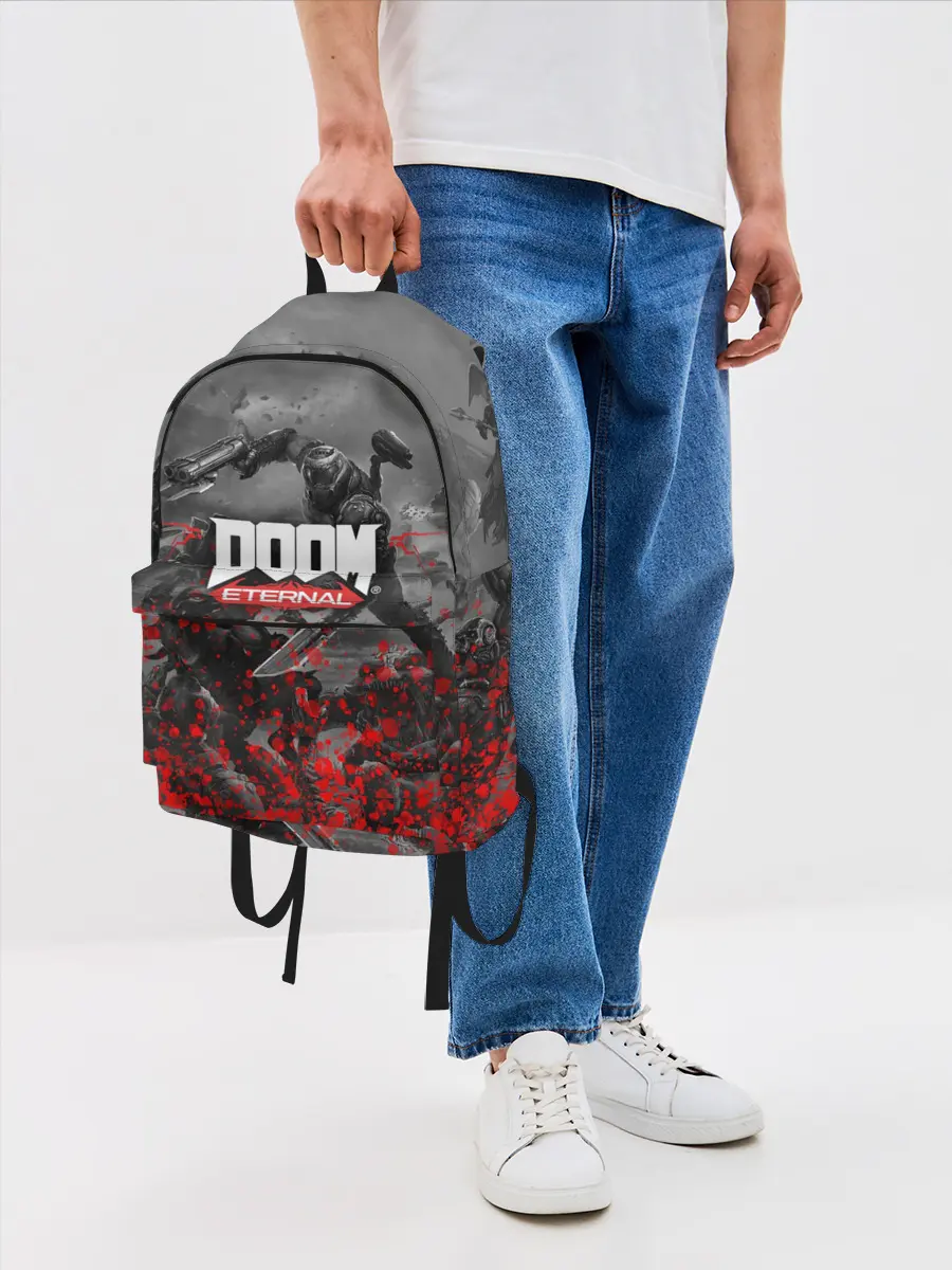 Рюкзак джинсовый / DOOM