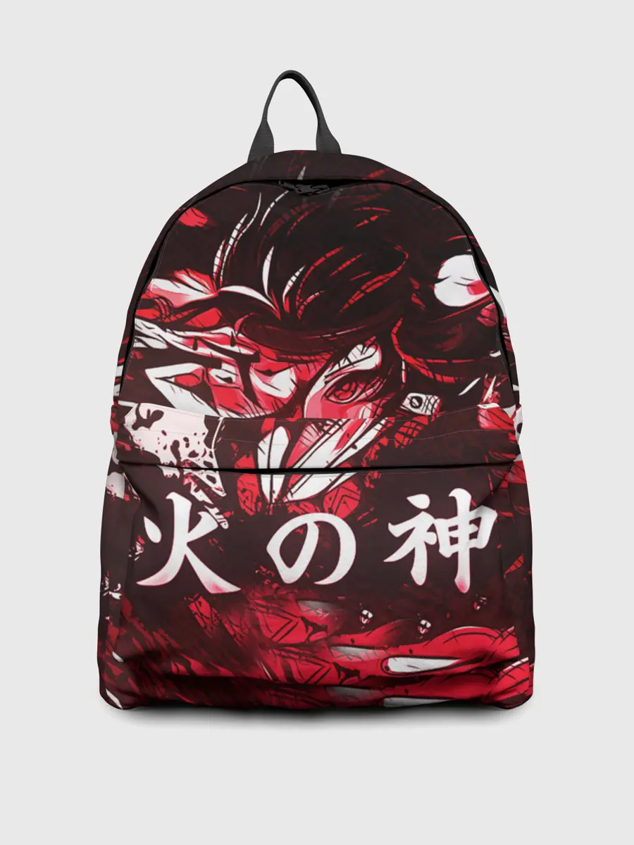 Рюкзак джинсовый / КЛИНОК РАССЕКАЮЩИЙ ДЕМОНОВ