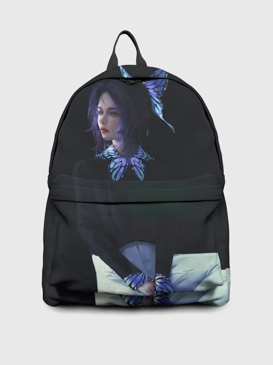 Рюкзак джинсовый / КЛИНОК РАССЕКАЮЩИЙ ДЕМОНОВ