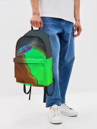 Рюкзак джинсовый / НЛО