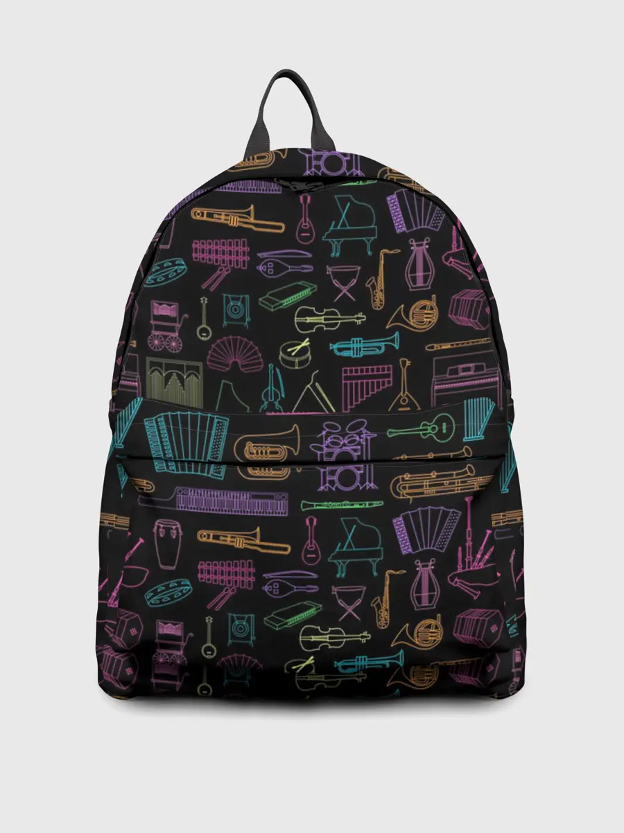 Рюкзак джинсовый / Музыкальные Инструменты