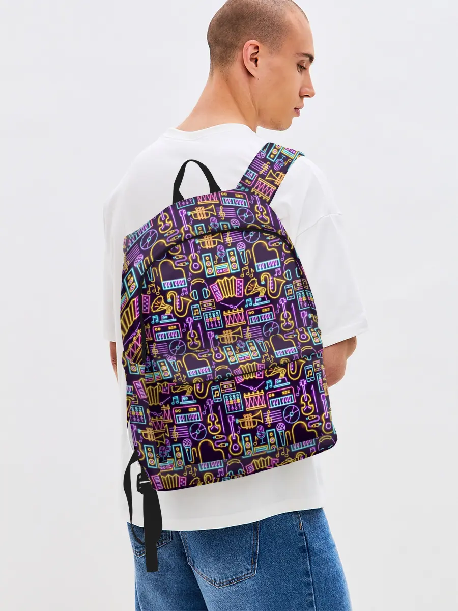 Рюкзак джинсовый / Музыка