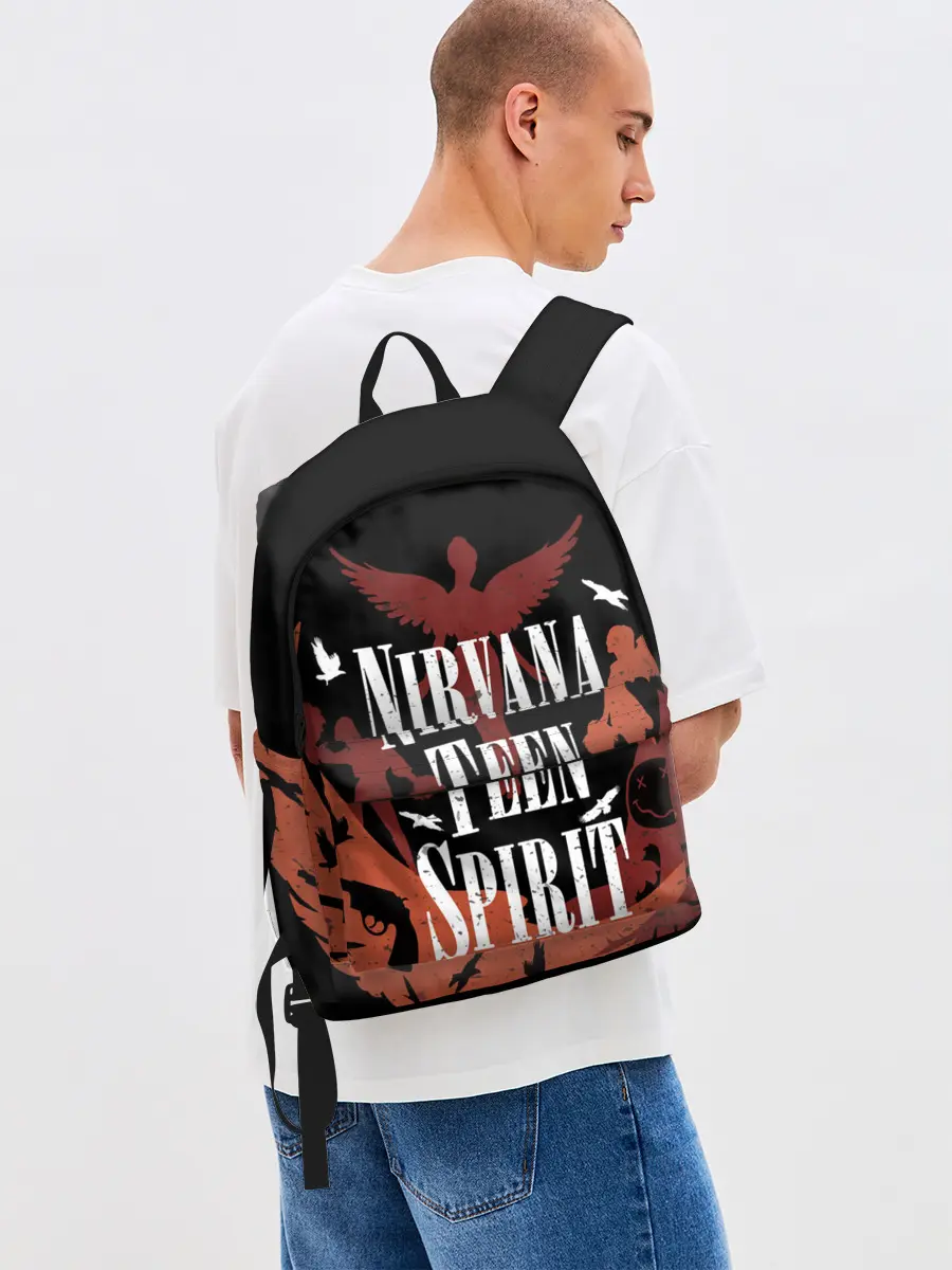 Рюкзак джинсовый / NIRVANA TEEN SPIRIT