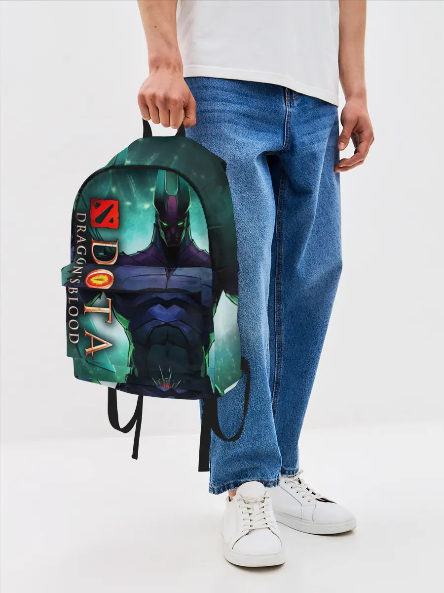 Рюкзак джинсовый / DOTA: Кровь дракона