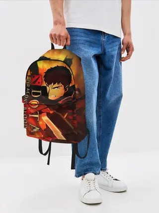 Рюкзак джинсовый / DOTA: Кровь дракона