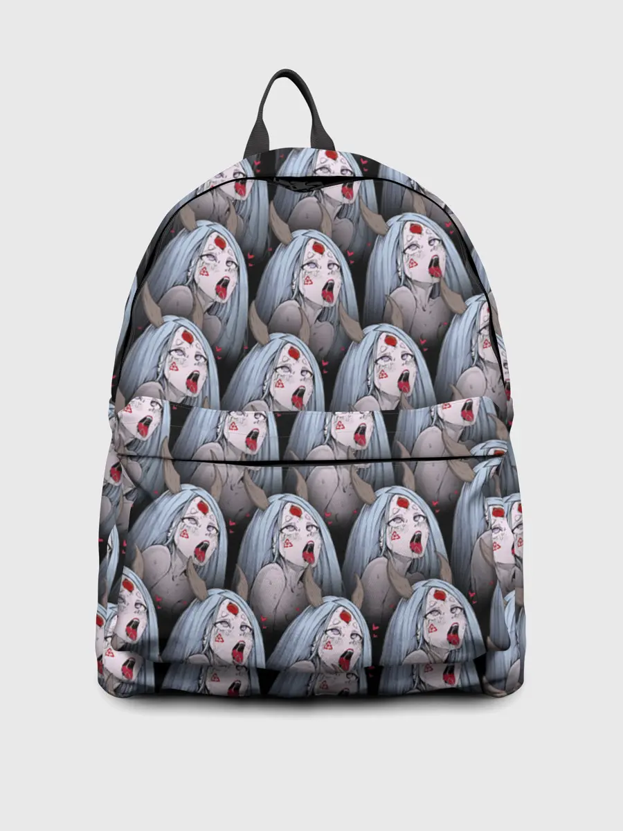 Рюкзак джинсовый / Kaguya Ahegao