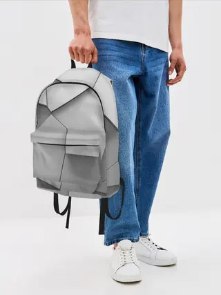 Рюкзак джинсовый / Осколки плитки