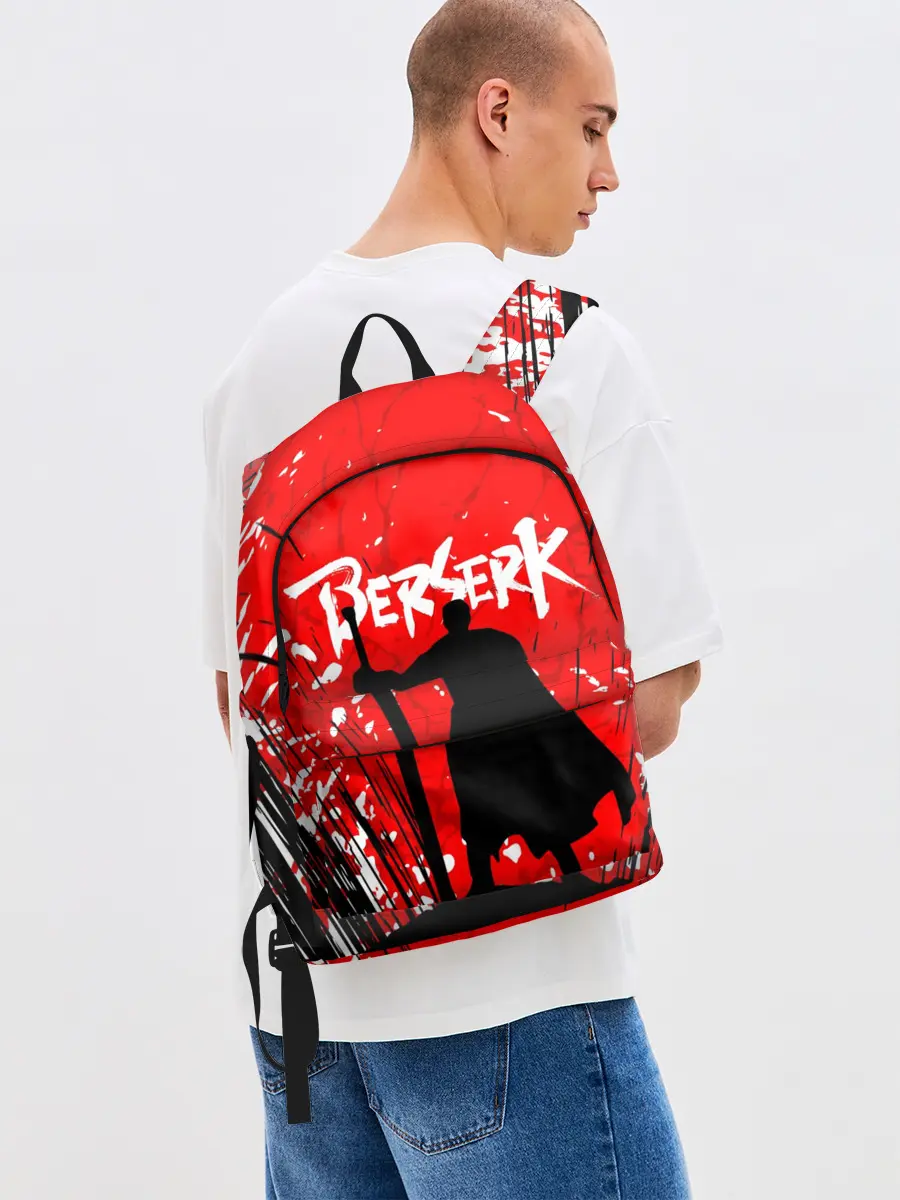 Рюкзак джинсовый / Берсерк силуэт