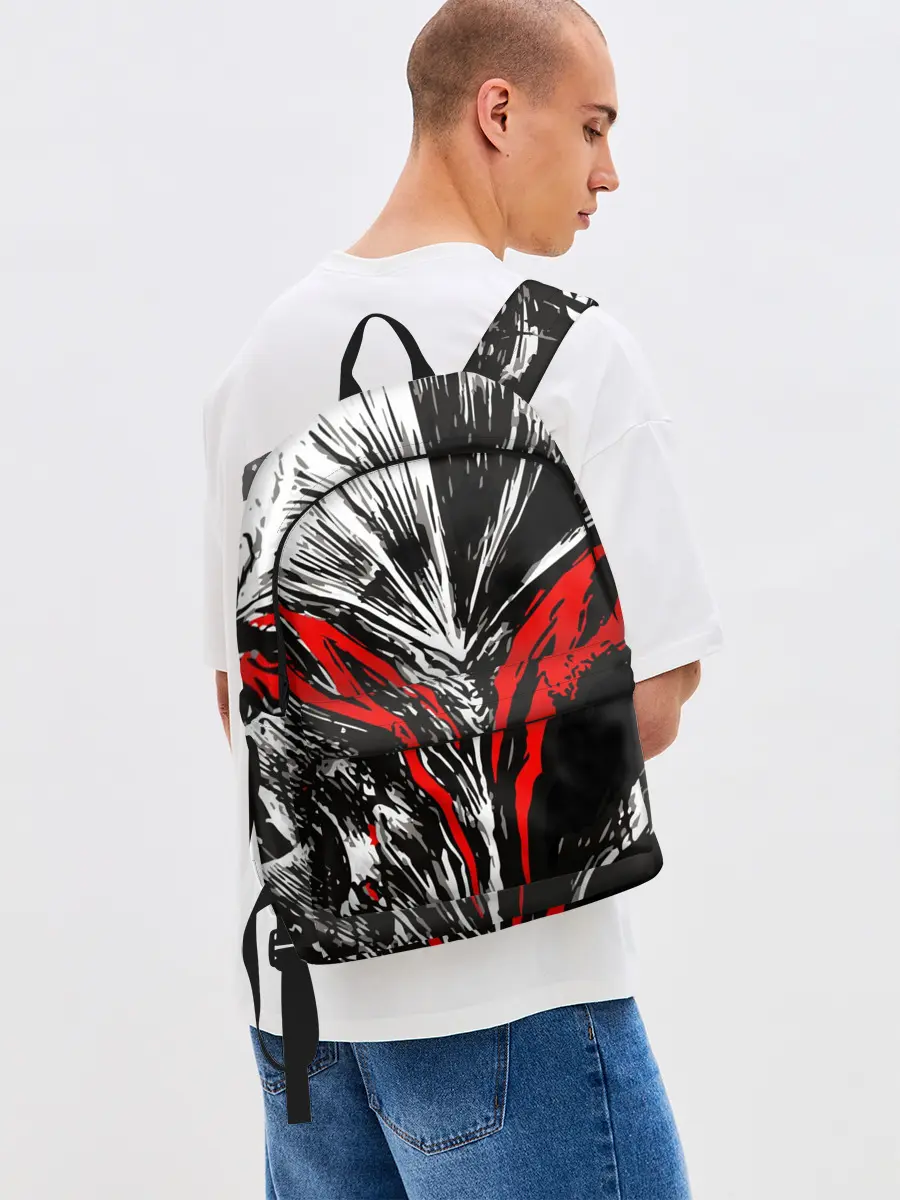 Рюкзак джинсовый / BERSERK mask