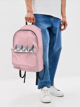 Рюкзак джинсовый / Dark souls x Beatles