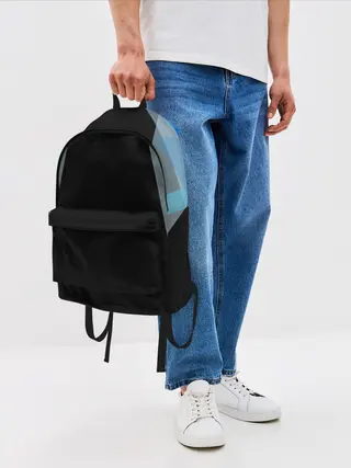 Рюкзак джинсовый / Геометрия