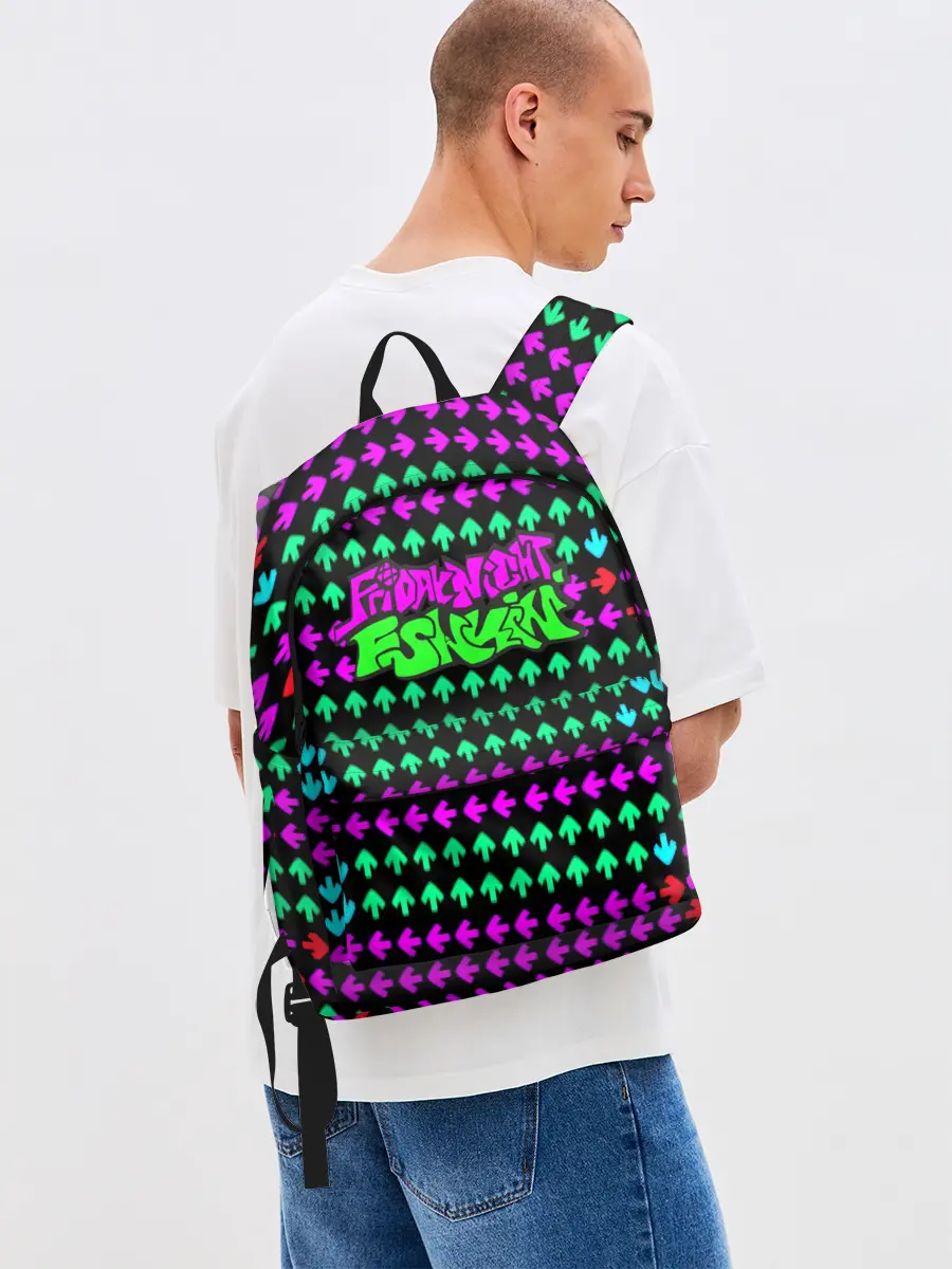 Рюкзак джинсовый / Неон Friday Night Funkin