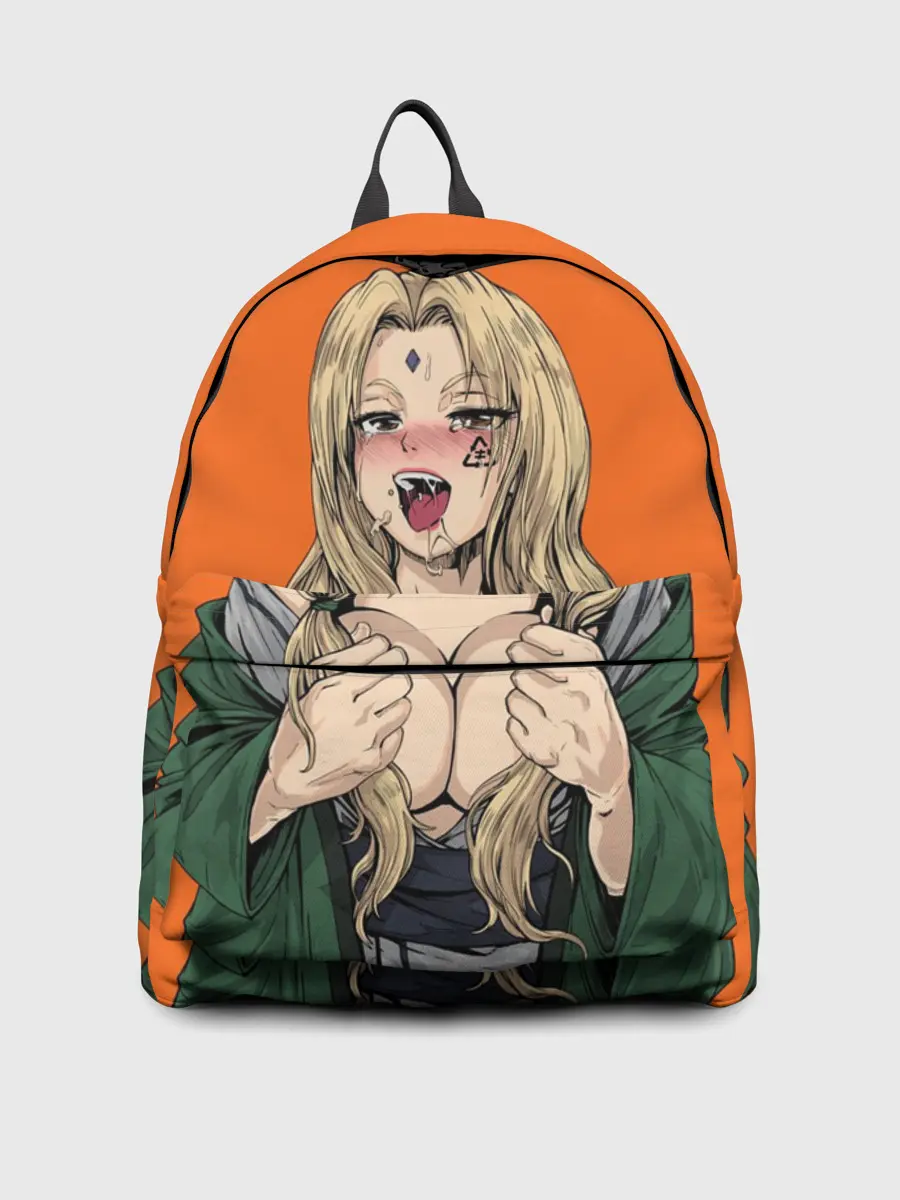 Рюкзак джинсовый / Ahegao Цунаде