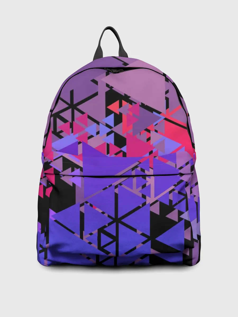 Рюкзак джинсовый / Треугольники